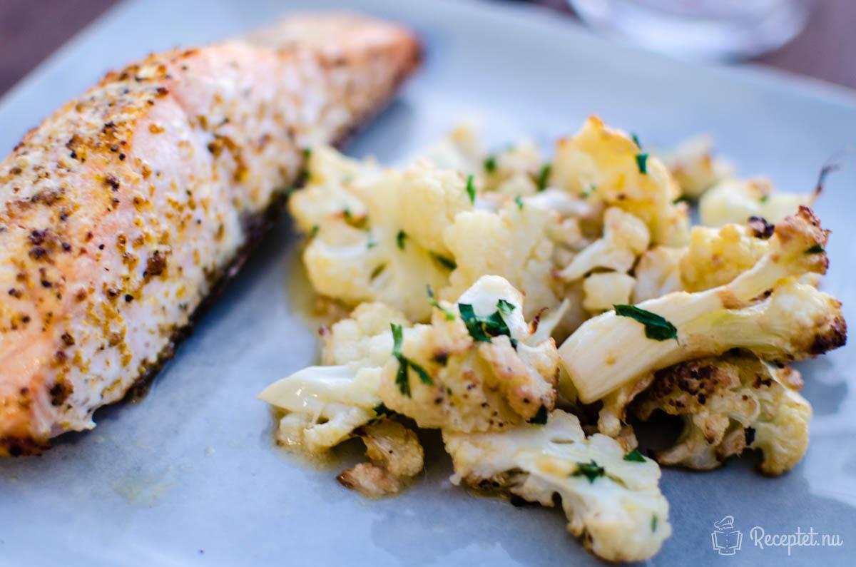 Bild på Rostad blomkål med citron & dijonsenap